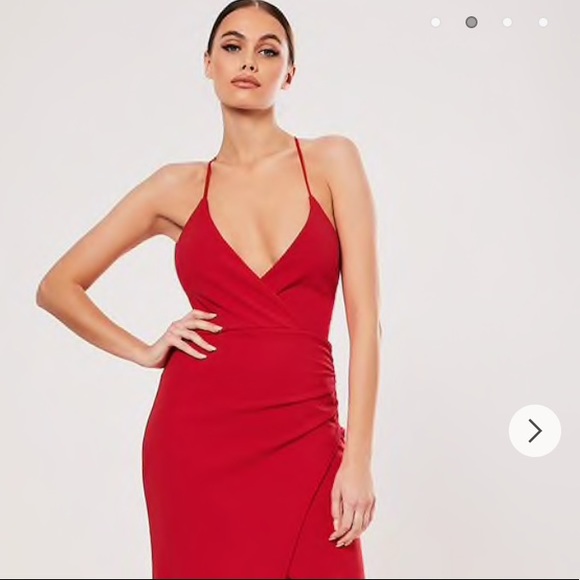 Red Maxi Dress - Picture 1 of 8